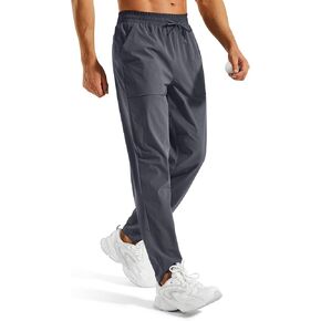 G4Free Mens Golf Pants Lightweight Athletic Pants with Pockets Stretch Nylon Jogger Pants for Workout Travel