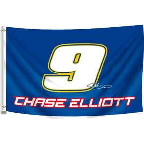 ENMOON #9 Flag Banner 3x5Ft with Brass Grommets for Car Fans Indoor Outdoor Decor