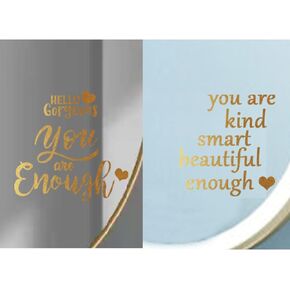 You are Kind Smart Beautiful Enough Mirror Decal Vinyl Decal Bathroom Shower Door Decal,Hello Gorgeous Rear View Mirror Stickers