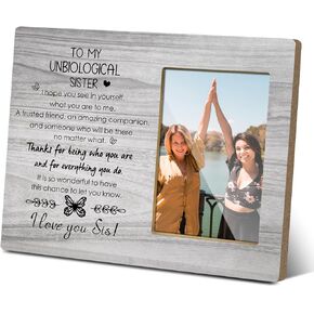Friends Picture Frame, Bestie Gifts for Women, Friendship Gift for Friend Sister Bestie BFF, Sister Gift from Sister Farewell Gift Photo Frame for Home Office Wall Tabletop Decor Fit 4x6 Photo -39