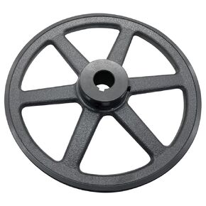 AK99-1,AK99X1 v Belt Pulley,9.75 inch OD, 1 Inch Bore,Cast Iron Material, AK Single Groove Motor Pulley for "4L" or "A" or "3L" Belts