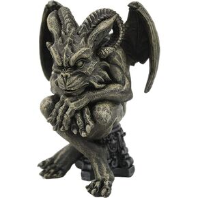Pacific Giftware 6" inches Gargoyle Resin Tabletop Statue Sculpture Figurine