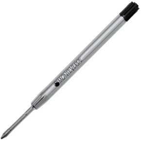 Monteverde Ballpoint Refill to Fit Parker Ballpoint Pens, Medium Point, Soft Roll, Black, 2 per Pack (P132BK)