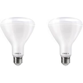 Cree Lighting Exceptional Series BR30 Bulb, 5000K Dimmable LED Bulb, 65W + 800 Lumens, Daylight, 2 Pack