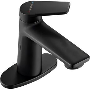 Touchless Smart Bathroom Faucet for 1 or 3 Holes, Automatic Sensor Faucet 1 Handle, Adjustable Cold & Hot Temperature & Water Flow, Short & Long Instruction Modes, Metal Chromed Faucet in Kuwait