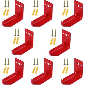 Wall Mount Bracket for Fire Extinguishers up to 20 lbs - Fits Large & Small Dry Chemical and Water Extinguishers (2 pcs)