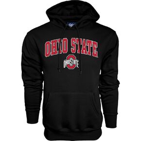 Blue 84 Men's Hoodie Black Arching, Large