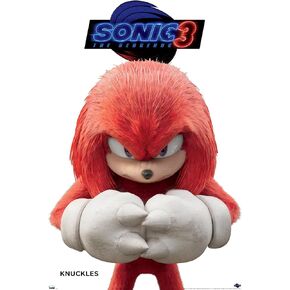Trends International Sonic The Hedgehog 3 - Knuckles Feature Series Wall Poster, 22.37" x 34.00", Unframed Version