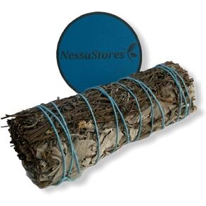 White Sage + Thyme Smudge Incense 4" Bundle #JC-180 (1 pcs)