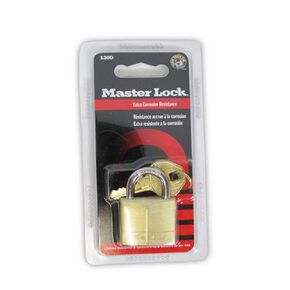Master Lock 130D Brass Padlock, Capacity, Volume, Solid Brass, Standard, Natural Brass (Pack of 4)