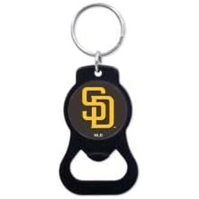 San Diego Padres Black Bottle Opener Key Ring
