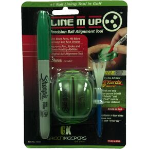 Greenkeepers Line M Up Precision Ball Alignment Tool (Navy Blue)