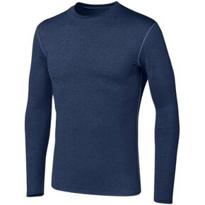 Champion Tactical TAC625 S NY Men's Navy Compression L/S Tee - Size Small