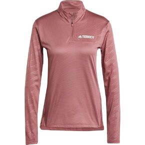 adidas Women's Terrex Multi Half-Zip Long Sleeve Hiking T-Shirt in Saudi Arabia