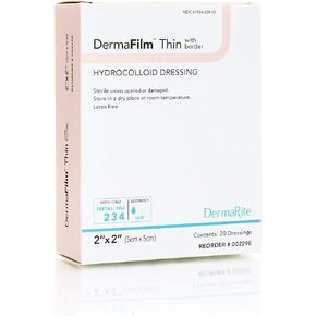 Dermarite Industries Derma Film Thin, 2x2, 20 Count