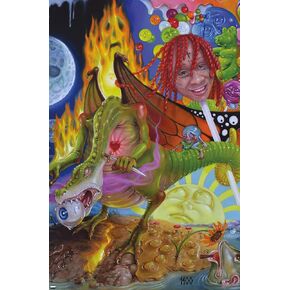 Trends International Trippie Redd - Trip at Knight Album Cover Wall Poster, 22.375" x 34", Unframed Version