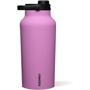 Corkcicle Sport Jug Travel Water Bottle, Triple Insulated Stainless Steel, Keeps Beverages Cold for 25 Hours or Warm for 12 Hours,BPA-Free, Fuschia, 64 oz