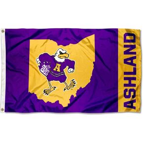 College Flags & Banners Co. Ashland Eagles State of Ohio Grommet Flag