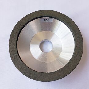 4 inch CBN Grinding Wheel Disc Bowl Shape Resin Bond for High-Speed Steel Grinding (Grit:150#)