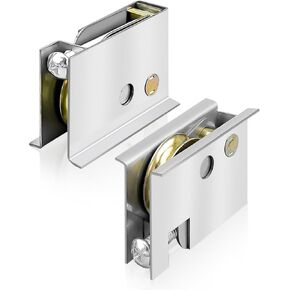 Sliding Door Roller Set Fit for Pella Sliding Patio Door Replace 0C5Y00P0, Sliding Door Wheels Patio Door Sliders 1-1/2" Steel Ball Wheel Bearing 2 Sets