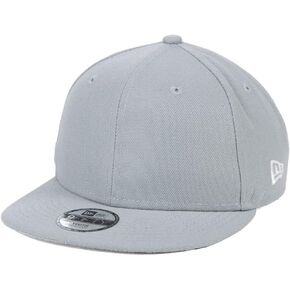 New Era Blank Custom Kids/Youth 9FIFTY Adjustable Snapback Cap (Gray)