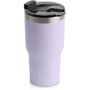 RTIC 20 oz Insulated Tumbler Stainless Steel Coffee Travel Mug with Lid, Spill Proof, Hot Beverage and Cold, Portable Thermal Cup for Car, Camping, Graphite