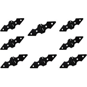 Fence Hinge Fence Hinge Guardrail Accessories Garden Door Hinge Arrow Hinge 4 inch Turn Decorative Hinge Heavy Duty Hinge (6 Pack)
