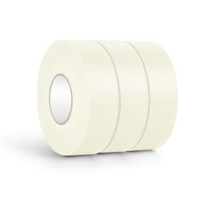 NETEHA 6 Rolls Painters Tape Masking Tape 1 Inch x 55 Yard, No Residue Adhesive Tape for Wall Painting, Decoration Labeling and DIY Crafts (Beige White)