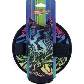 Waboba Throwback, Next Generation AIRLYFT Velcro Throw Back Game, Garden Neon Target Challenge with 2 Paddles & 1 Glider, Catch Fun for All Ages, One Size