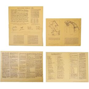 Treasure Gurus The Mayflower Compact Parchment Paper Poster Historical Document Home Decor Wall Art