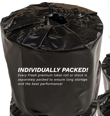 ملصقات الشحن الحراري FreeX 600 SuperRoll Premium 4x6 | تعمل مع طابعة رولو الحرارية | ليس مع طابعات Zebra, Brother, Munbyn | يعمل مع Amazon، Ebay، FedEx، UPS، USPS | الدرجة التجارية in Kuwait