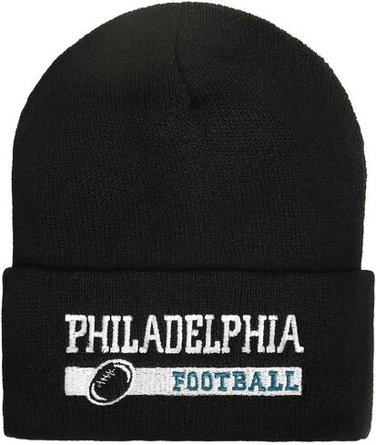 City Football Embroidered Beanie Hat Beanie for Men Women Warm Knit Hats Winter Beanie Cap for Football Fans Gifts in Saudi Arabia
