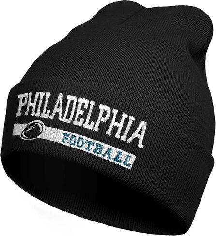 City Football Embroidered Beanie Hat Beanie for Men Women Warm Knit Hats Winter Beanie Cap for Football Fans Gifts in Saudi Arabia