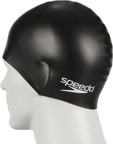 Speedo Plain Moulded Silicone Swim Cap for Juniors in Kuwait