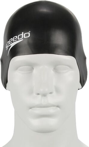 Speedo Plain Moulded Silicone Swim Cap for Juniors in Kuwait