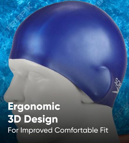 Speedo Plain Moulded Silicone Swim Cap for Juniors in Kuwait