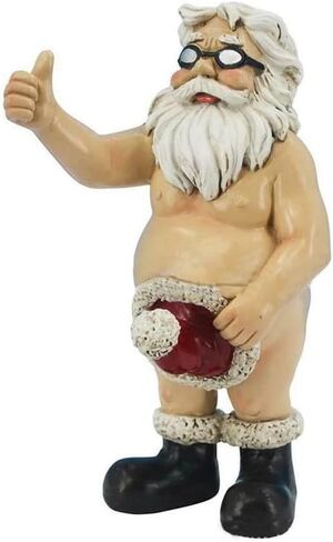 Resin Santa Claus Figurines Ornaments Christmas Decorations for Home Table Garden Statue Funny Dwarf Xmas Decor Crafts Gift in Kuwait