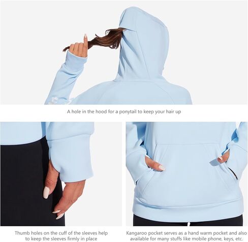 BASSDASH Women’s Fleece Fishing Hoodie with Neck Gaiter Water Resistant Performance Hiking Sweatshirt Pullover in Saudi Arabia