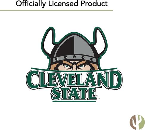 Desert Cactus Cleveland State University Baseball Hat CSU Vikings Brimmed Embroirderd Hats Cap Adjustable Cloth Strap Adult (Style 1) Green in Saudi Arabia