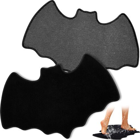 Bat Rug Halloween Rug Gothic Rug Welcome Mat Soft Indoor Modern Area Rugs for Living Room Children Bedroom Home Decor Nursery Holiday Decorative in Saudi Arabia