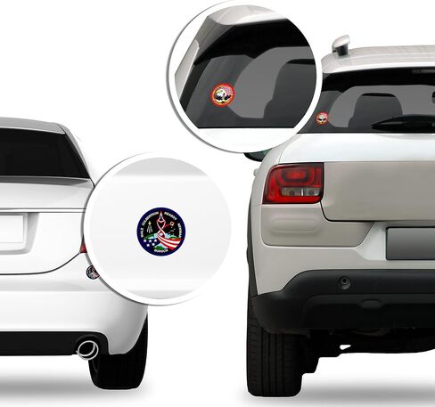 Round Space Shuttle 1981-2010 Logo Sticker (NASA Seal Mission (3 inch) in Saudi Arabia