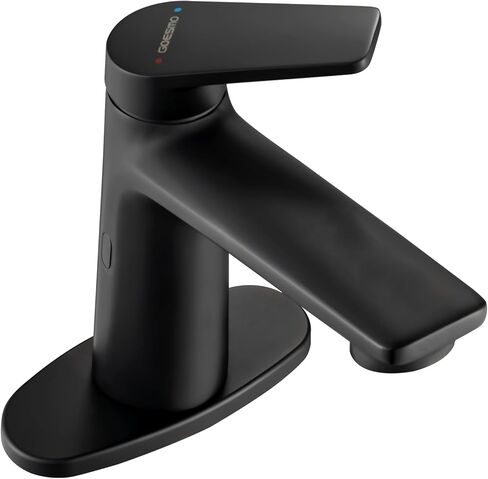 Touchless Smart Bathroom Faucet for 1 or 3 Holes, Automatic Sensor Faucet 1 Handle, Adjustable Cold & Hot Temperature & Water Flow, Short & Long Instruction Modes, Metal Chromed Faucet in Kuwait