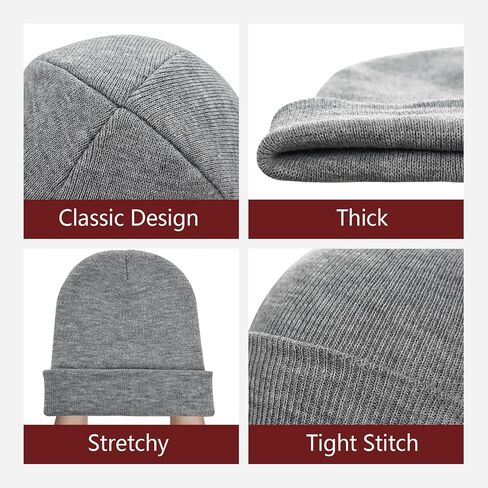 Christmas Beanie Hat for Men and Women Merry Christmas Xmas Holiday Winter Knitted Cuffed Cap Gifts in Saudi Arabia