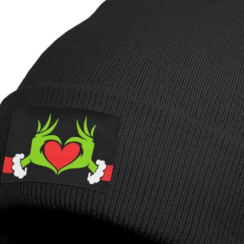 Christmas Beanie Hat for Men and Women Merry Christmas Xmas Holiday Winter Knitted Cuffed Cap Gifts in Saudi Arabia