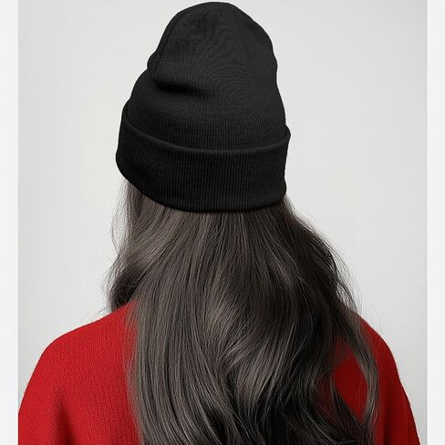 Christmas Beanie Hat for Men and Women Merry Christmas Xmas Holiday Winter Knitted Cuffed Cap Gifts in Saudi Arabia