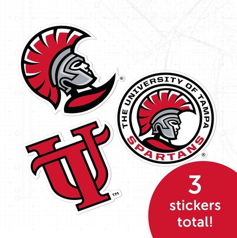 ملصقات جامعة صبار الصحراء في تامبا UT Spartans شارات الفينيل زجاجة مياه للكمبيوتر المحمول وقصاصات السيارة T5 (النوع 5-1) in Saudi Arabia
