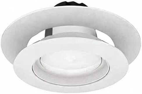 6 Pack Gloss White Goof Trim Ring for 4" Inch Recessed Can Lighting Down Light, Outer Diameter 6.7 Inches, Inner Diameter 4.2 Inches in Saudi Arabia