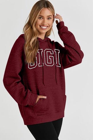 UNIQUEONE Grandma Sweatshirt Women Hoodies: Gigi Sweatshirts For Grandma Nana Life Waffle Drawstring Hooded With Pocket in Saudi Arabia
