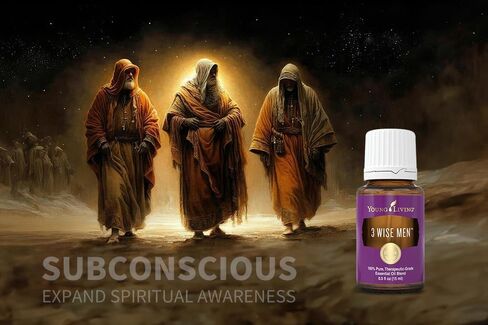 Young Living 3 Wise Men - 15ml - Spiritual Awareness Essential Oil Blend for Peaceful Sleep, Relaxation, and Meditation - Almond Oil Base Aromatherapy in Kuwait