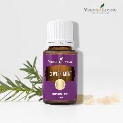 Young Living 3 Wise Men - 15ml - Spiritual Awareness Essential Oil Blend for Peaceful Sleep, Relaxation, and Meditation - Almond Oil Base Aromatherapy in Kuwait